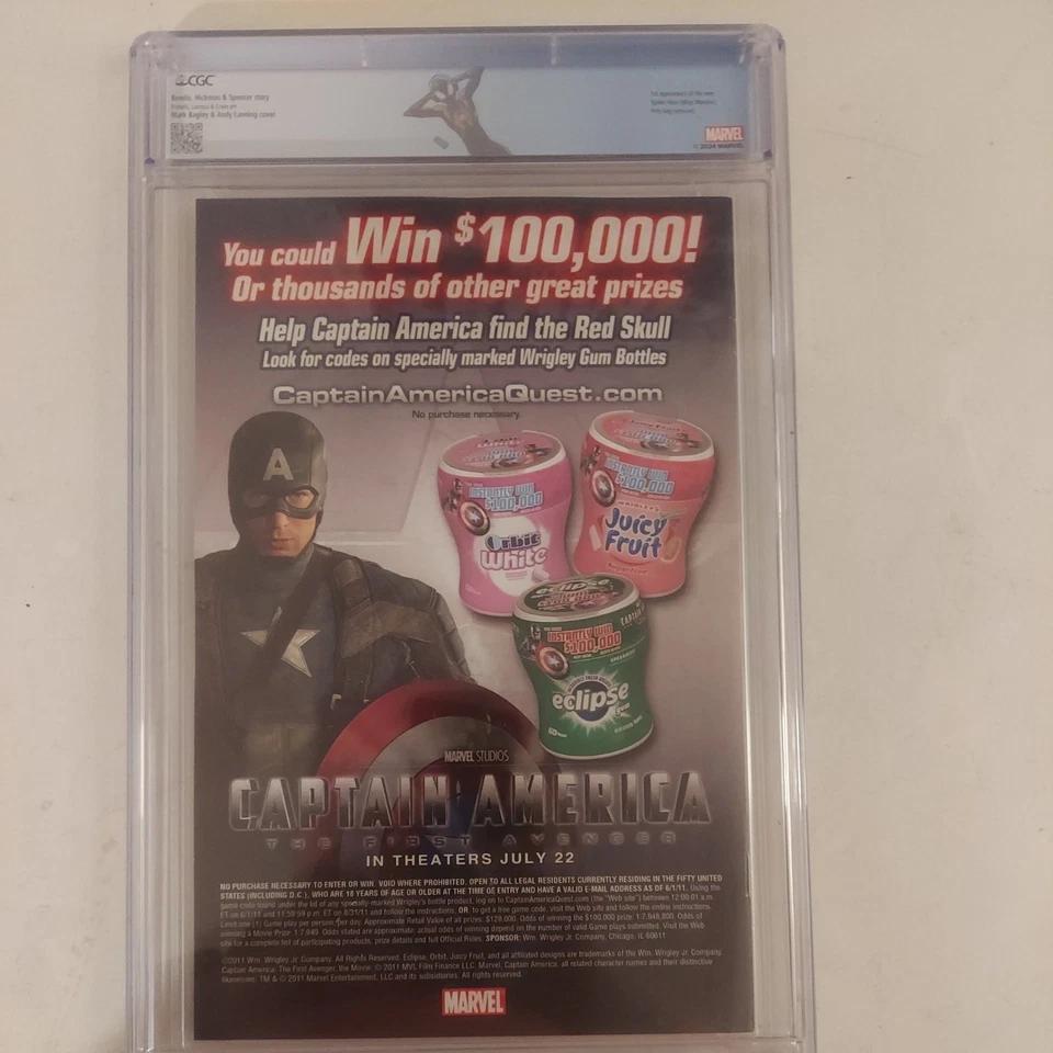 Ultimate Fallout #4 1st Print CGC 7.5 Marvel 2011 1st Miles Morales - Image 2 of 4