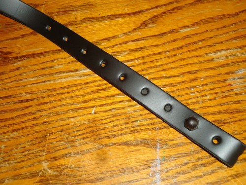 SCHWARZ LEDER 50" VERSTELLBAR MANDOLINE RIEMEN HALS WICKELN KIT SILBER METALLSCHNALLE - Bild 5 von 7