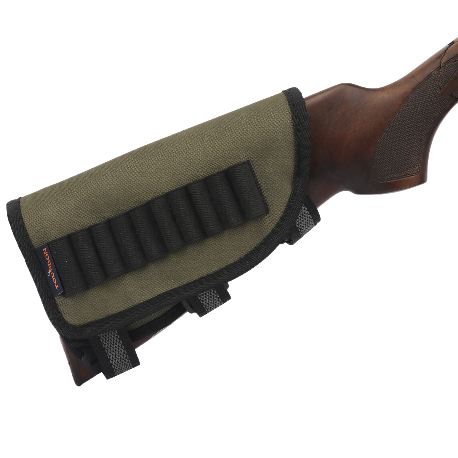 TOURBON Nylon Rifle Stock Cheek Pad Ammo Pouch Comb Raiser for Rem. 700