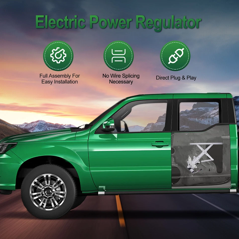 2x Front Power Window Regulator Fit Chevrolet Colorado GMC Canyon Isuzu - Изображение 2 из 4