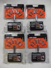 Lot of 4 - Black & Decker 7 Piece Pocket Sized Screw Driver Sets 71-820 - New