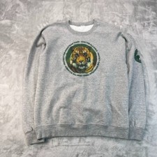 Protect The Sumatran Tiger San Diego Zoo Wildlife Sweatshirt Unisex Adult M Gray