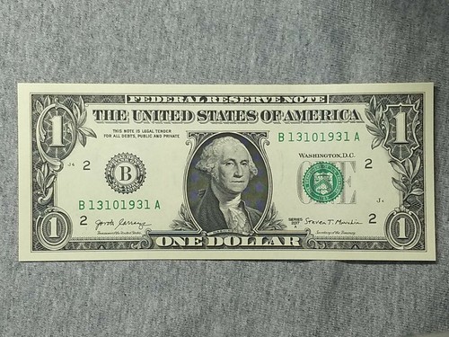 $1 Dollar Bill Birthday Note B13101931A Oct 13 1931 Crisp from UNC strap 2017A