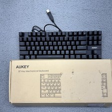 Aukey Gaming KM-G9 KMG9 TKL Compact 87-Key Mechanical Computer Keyboard