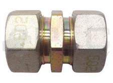 NEW EO/PARKER HYDRAULIC ADAPTER COUPLING, 1-1/8"ID, 1-1/8"ID, 28-L NUT QTY 