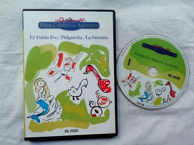 UN PAIS DE CUENTOS HANS CHISTIAN ANDERSEN DVD EL PATITO FEO-PULGARCITA-PAL