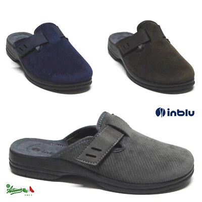 OFFERTA INBLU ciabatte pantofole uomo solettaSOFT invernali strappo SOGIS PO