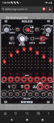 Muxlicer By Befaco Superb Sequential Signal Processor 
