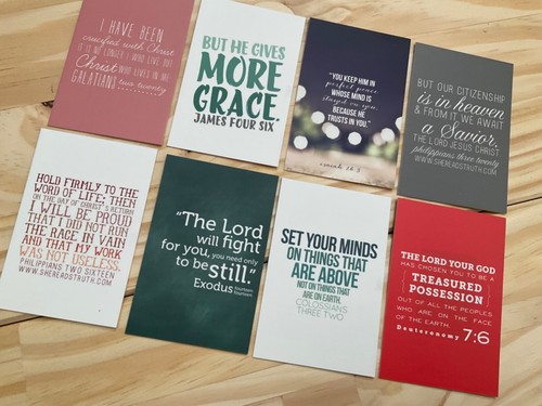 She Reads Truth Bible 8 Verse Cards