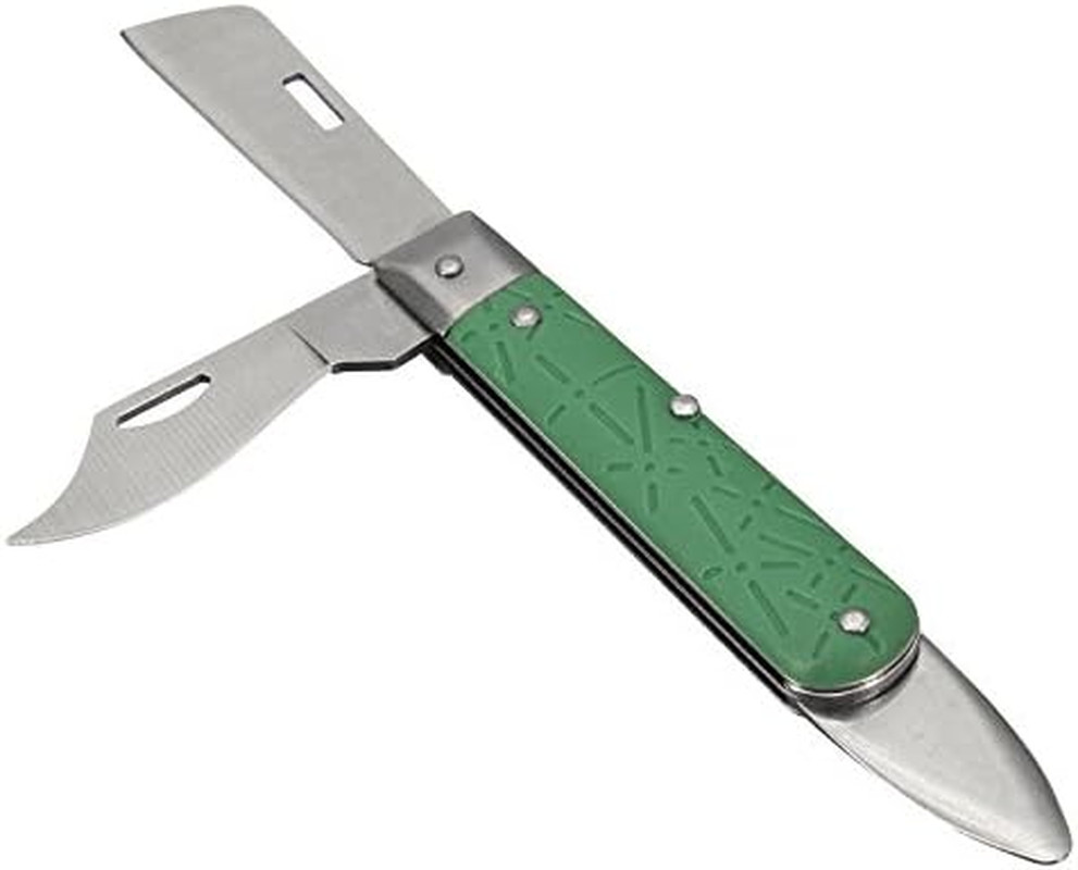 Grafting Knife, Professional Foldable Double Blades Graft Knife, Fruit Trees Gar