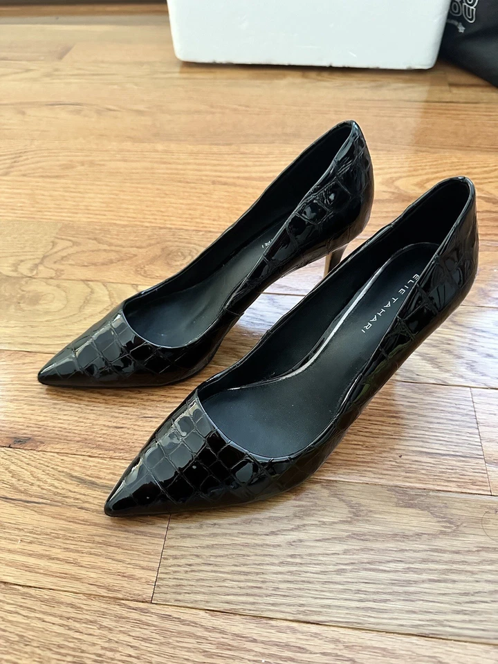 Saltos de pele de cobra Elie Tahari | Tamanho 40 - Imagem 3 de 4