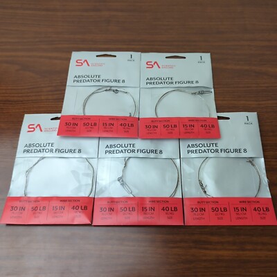 Scientific Anglers Absolute Predator Figure 8 40 LB - LOT OF (5) - FREE SHIPPING