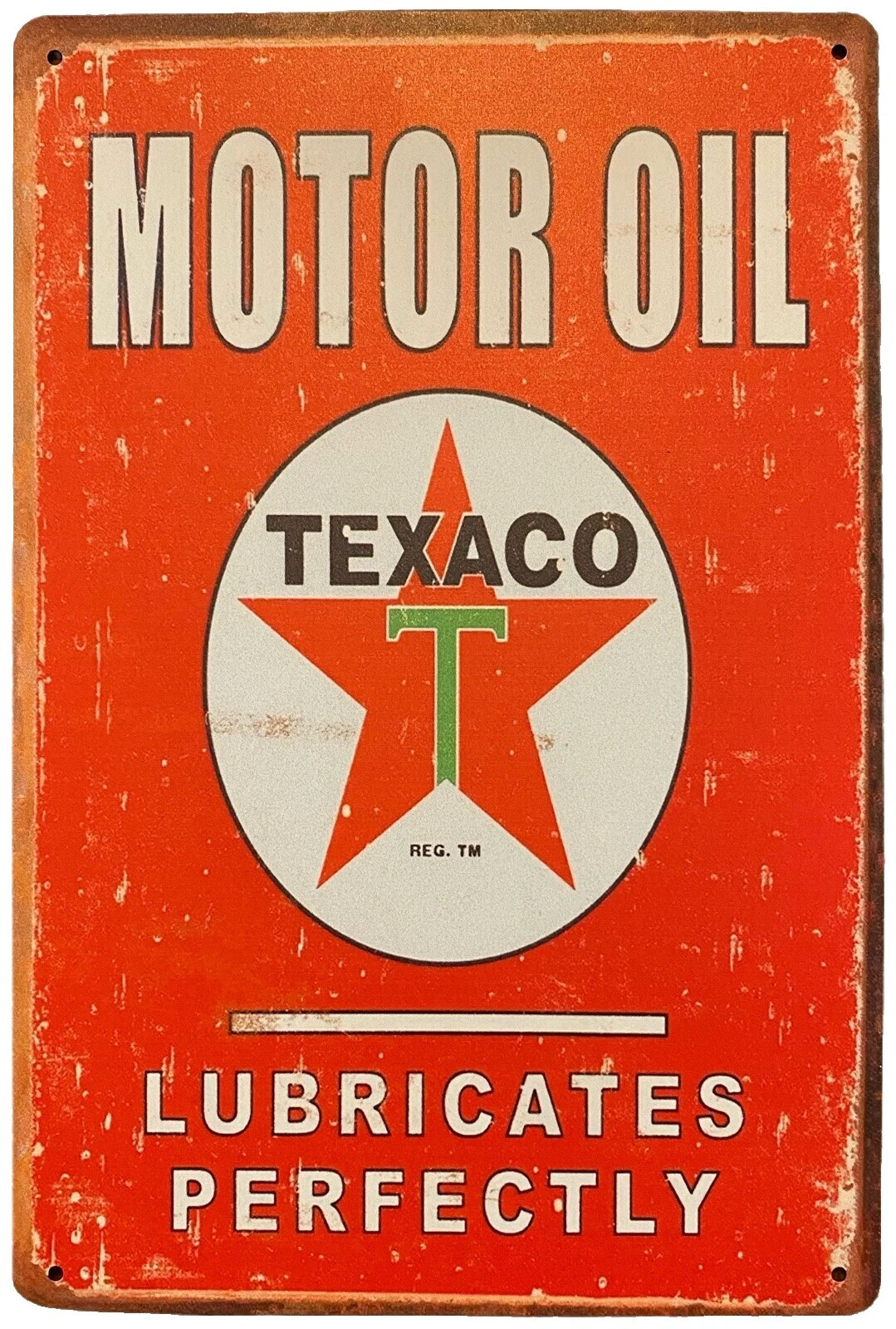 Texaco Metal Placas Y Letreros Decoración para el Hogar