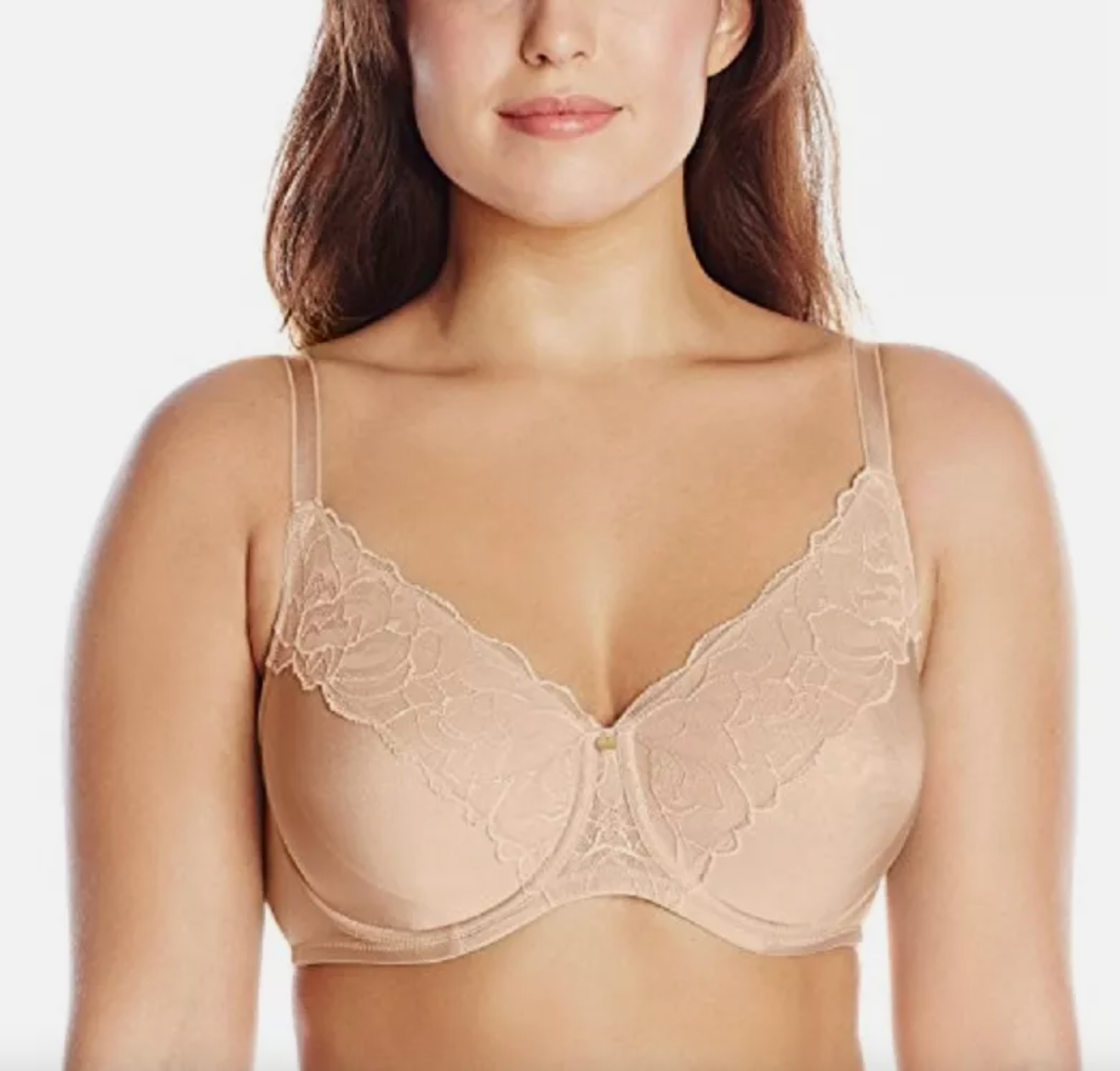 NWT Natori SATIN FLEUR Full Figure Bra, sz 30DDD Buff | eBay