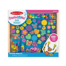 Melissa  Doug   Created by Me Bead Bouquet Wooden Bead Kit  4 