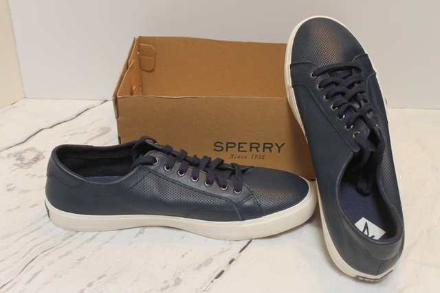 sperry shoes navy blue