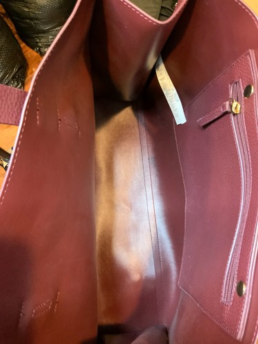 Rachel Zoe Wine Arialith Bordo Vegan Kunstleder Tasche Schultertasche - Bild 6 von 6