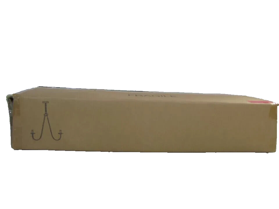 Uolfin Industrial Black Dining Room Chandelier 28in. 6-Light Modern Chandelier