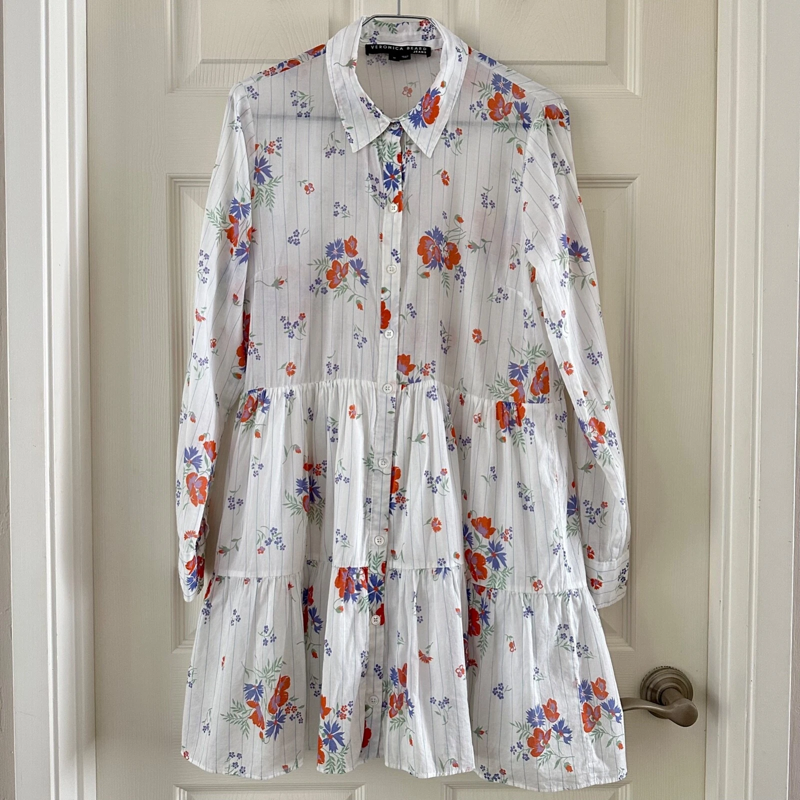 OFF WHITE Camicia Veronica Barba Jemila Off White Floreale Donna Taglia Media *DIFETTO*