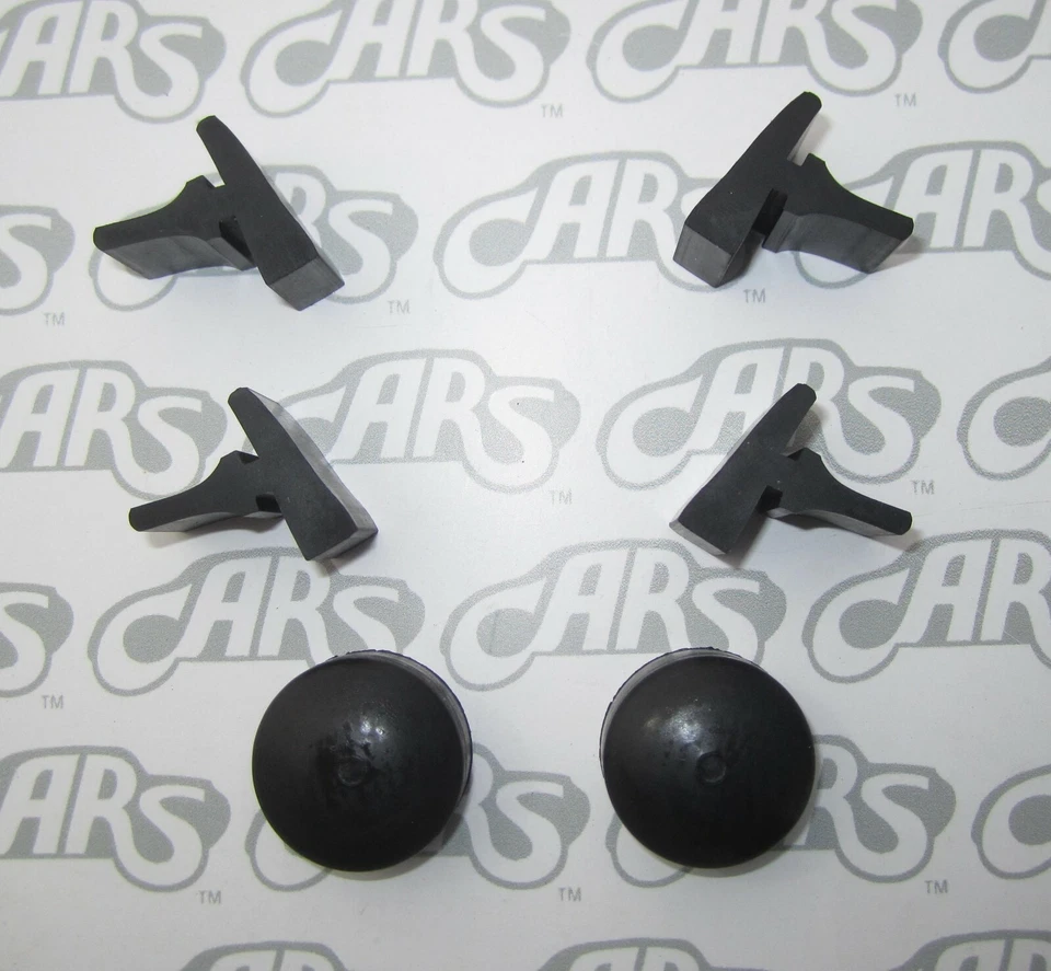 1963 1964 1965 Buick Riviera Hood Alignment Bumper Kit. 6 Piece Complete Kit - Image 4 of 4