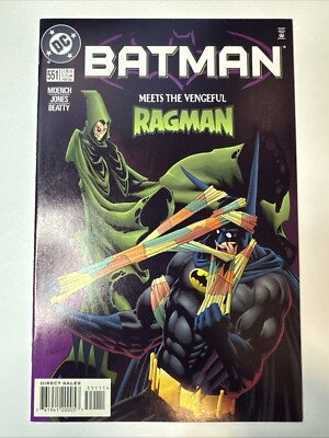 Batman #551:  Suit Of Evil Souls!  Ragman, DC Comics 1998 NM+