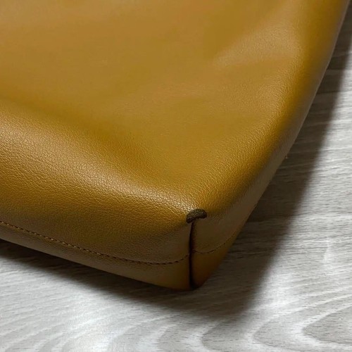 Saint Laurent Paris Toy Shopping Tote Leather Shoulder Bag Mustard Yellow JP - Picture 5 of 10