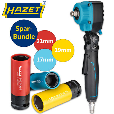 HAZET 9012ATT Schlagschrauber 550Nm 1/2'' + Steckschlüsselsatz 17 19 21mm