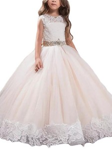 ivory champagne flower girl dresses