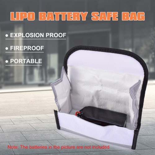 4x 185x75x60mm Tasche Explosionsgeschützte Lipo Battery Safe Tasche - Picture 2 of 12