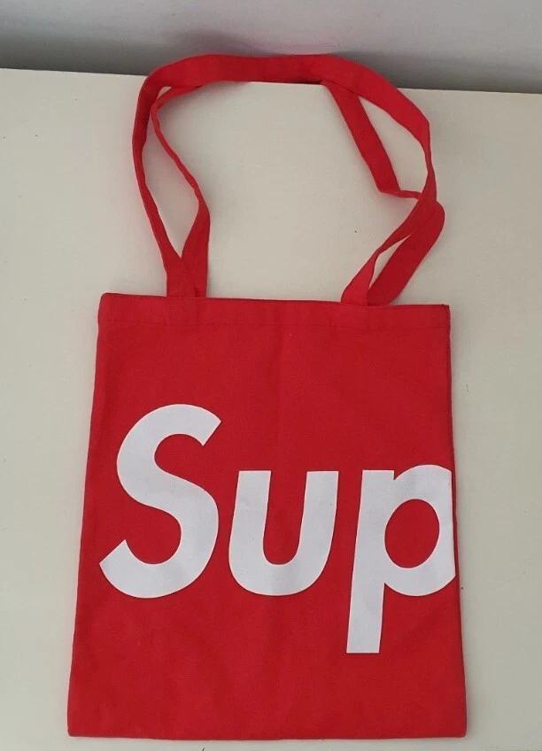 Sac fourre tout Supreme rouge SUP 2009 vintage très rare