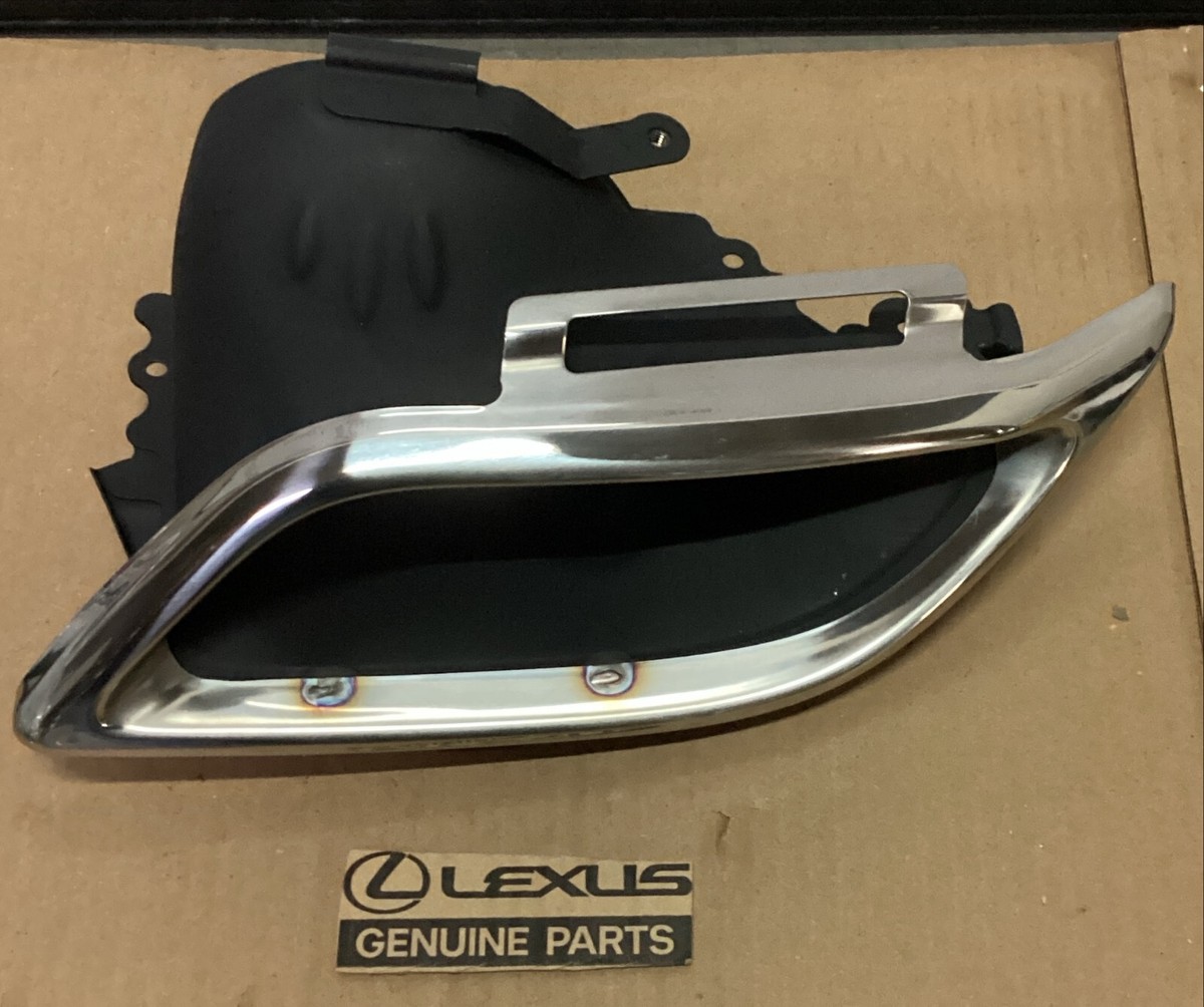 07-09 LEXUS LS460 LS460L REAR DRIVER LEFT CHROME EXHAUST END TIP