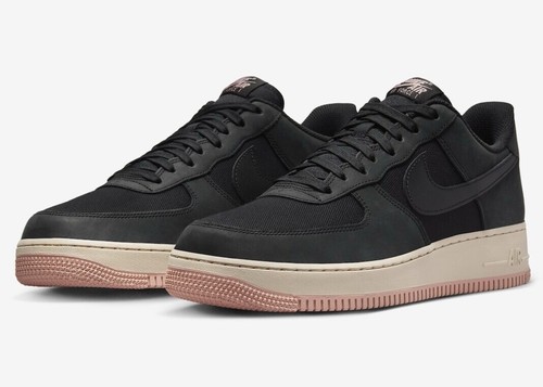Men's Nike Air Force 1 '07 LX Black/Black-Red Stardust (FB8876 001) Size 13 - Picture 1 of 5