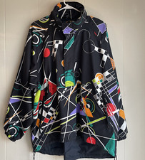 Vintage 80's RARE Mistral 1/4 Zip Pullover SKI Jacket Men  s Med