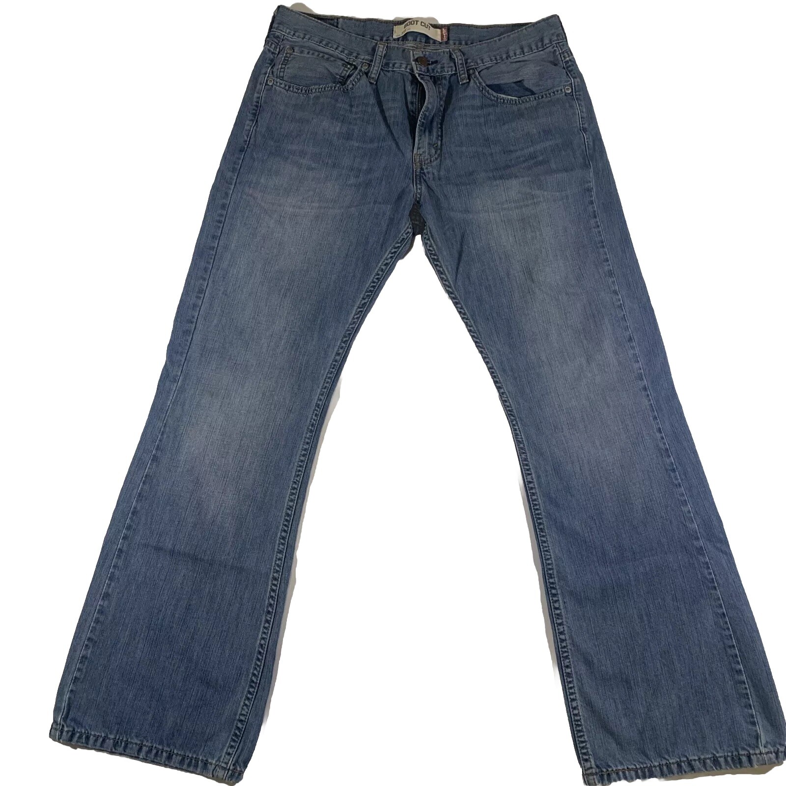 Levi’s Men’s 527 Boot Cut Denim Blue Jeans 34x30