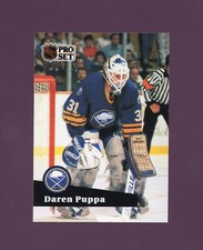 1991 Pro Set Daren Puppa #21 French Set - Buffalo Sabres