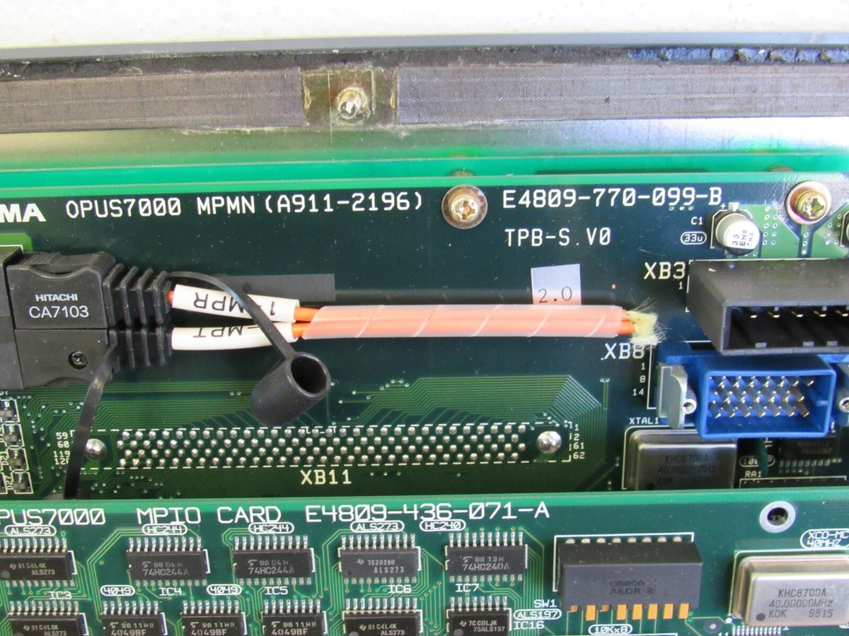 OKUMA CONTROL PANEL MPN7000 E0105-566-103-2 E4809-770-099-B E4809