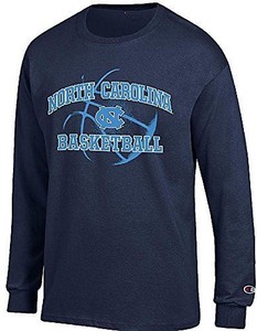 Navy Basketball Long Sleeve T Shirt 