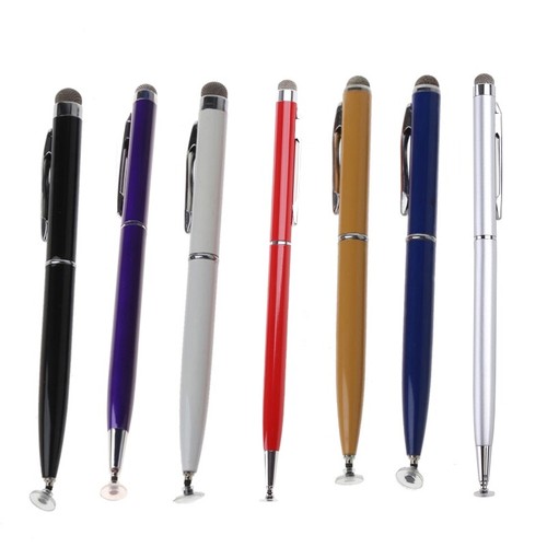 2 in 1 Metal Tip Stylus Capacitance Pens Screen Stylus for Touch Pen for Pad Tab