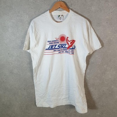 Vintage Fruit Of The Loom 1982 Roger Danner World Record Jet Ski T-Shirt M