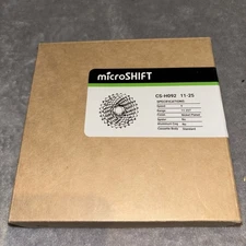 microSHIFT H092 Cassette - 9 Speed, 11-25t Chrome Plated 🔥‼️ NEW