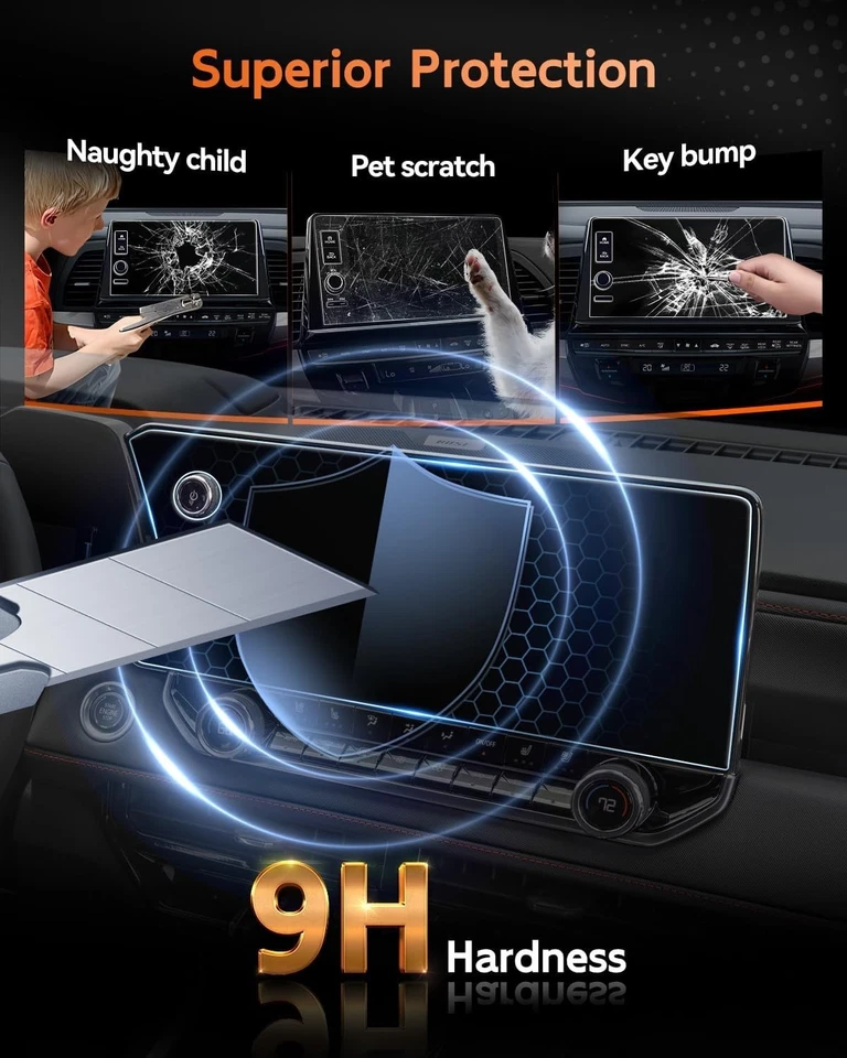 Touch Screen Protector Tempered Glass Suitable For Chevrolet Colorado 2023-2026 Foto 4 de 4