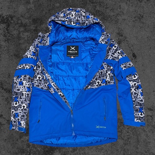ARCTIX 5K Insulated Skiing Snowboarding Coat XL Streetwear All Over Print Rare - Picture 3 of 4