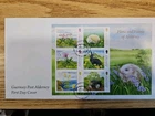 Guernsey Stamps 2015 Alderney  Fauna  Flowers Etc FDC D Min Sheet