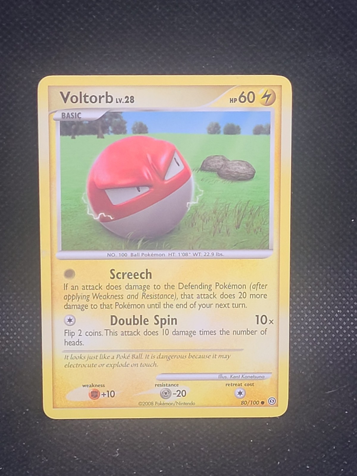Voltorb (80) Pokemon Stormfront #80/100 MP