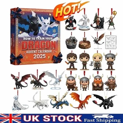 How to Train Your Dragon Tootless Advent Calendar 24 Days Anime Movie Countdown