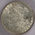 1886-P $1 Morgan Silver Dollar-AU/UNC