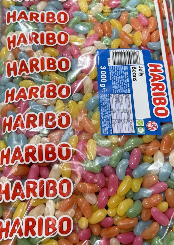 HARIBO Jelly Beans Pick N Mix Retro Sweets Candy Party Bags N Gifts ...