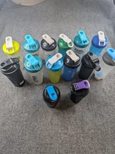 Lot Of 14 Mixed Blender Bottle Shaker For Protein  11 28oz 3 20? Oz w/ blender