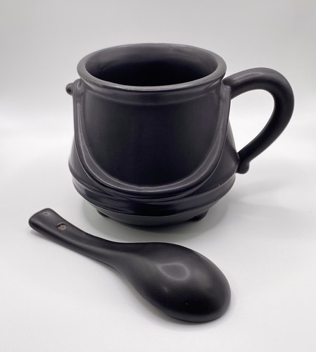 HARRY POTTER Cauldron Soup Mug & Spoon WITH ORIGINAL BOX Black Ceramic, Paladone - Bild 5 von 13