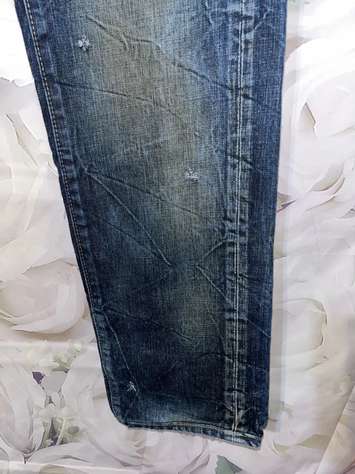 PRPS Vintage denim Jeans Mens Made in Japan SZ 31 Button P45 P05V Distressed - Image 4 of 4